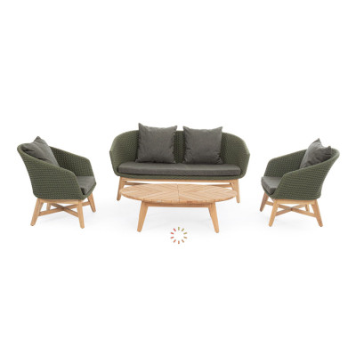 comprar SOFÁ 2 PLAZAS CON COJIN COACHELLA VERDE online de BIZZOTTO desde 2,287.59