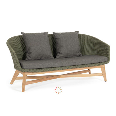 comprar SOFÁ 2 PLAZAS CON COJIN COACHELLA VERDE online de BIZZOTTO desde 2,287.59