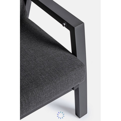 comprar SOFÁ 2 PLAZAS RECL CON COJIN KLEDI ANTRACITA JX55 online de BIZZOTTO desde 1,389.30