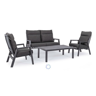 comprar SOFÁ 2 PLAZAS RECL CON COJIN KLEDI ANTRACITA JX55 online de BIZZOTTO desde 1,389.30