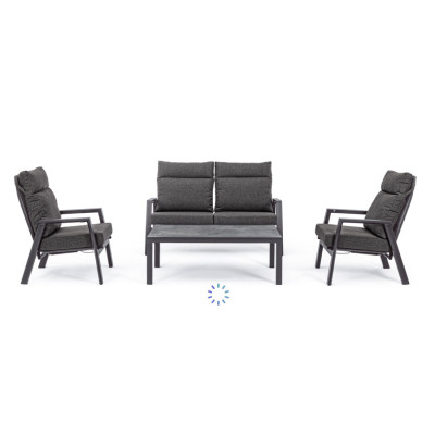 comprar SOFÁ 2 PLAZAS RECL CON COJIN KLEDI ANTRACITA JX55 online de BIZZOTTO desde 1,389.30
