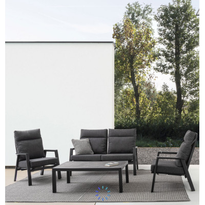 comprar SOFÁ 2 PLAZAS RECL CON COJIN KLEDI ANTRACITA JX55 online de BIZZOTTO desde 1,389.30