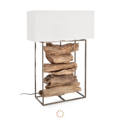 comprar LÁMPARA DE MESA KUBI BLANCO H76 online de BIZZOTTO desde 418,60 €