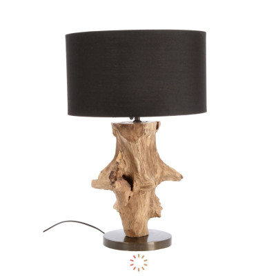 comprar LÁMPARA DE MESA ESROOTS NEGRO H55 online de BIZZOTTO desde 253,42 €