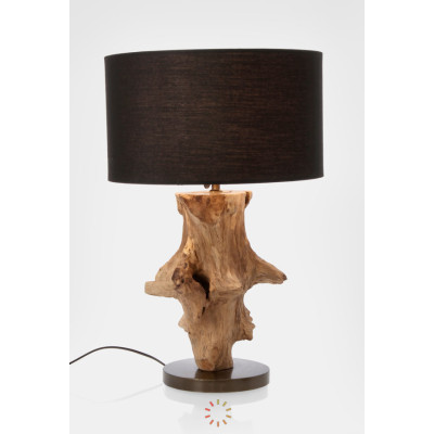comprar LÁMPARA DE MESA ESROOTS NEGRO H55 online de BIZZOTTO desde 253,42 €