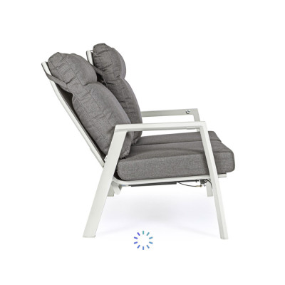comprar SOFÁ 2 PLAZAS RECL CON COJÍN KLEDI LUNAR online de BIZZOTTO desde 1,389.30