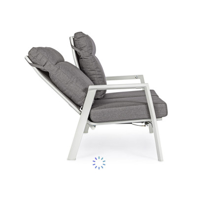comprar SOFÁ 2 PLAZAS RECL CON COJÍN KLEDI LUNAR online de BIZZOTTO desde 1,389.30