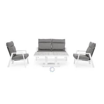 comprar SOFÁ 2 PLAZAS RECL CON COJÍN KLEDI BLANCO JX11 online de BIZZOTTO desde 1,389.30
