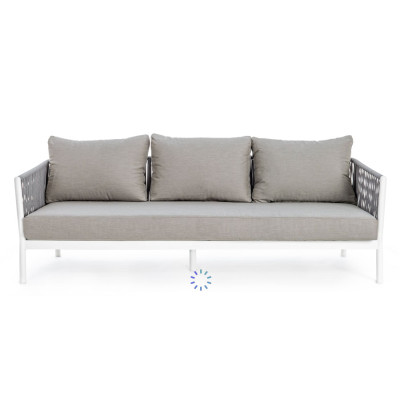 comprar SOFÁ 3 PLAZAS CON COJIN FLORENCIA BLANCO WG20 online de BIZZOTTO desde 2,192.56