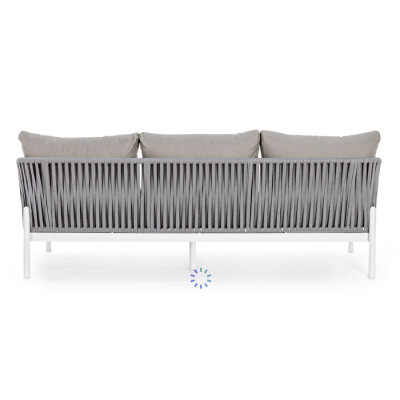 comprar SOFÁ 3 PLAZAS CON COJIN FLORENCIA BLANCO WG20 online de BIZZOTTO desde 2,192.56