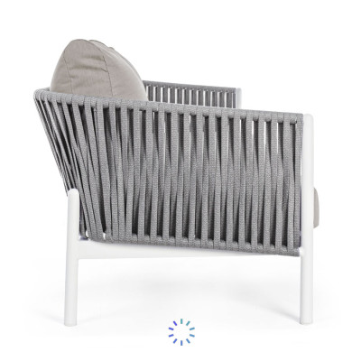 comprar SOFÁ 3 PLAZAS CON COJIN FLORENCIA BLANCO WG20 online de BIZZOTTO desde 2,192.56