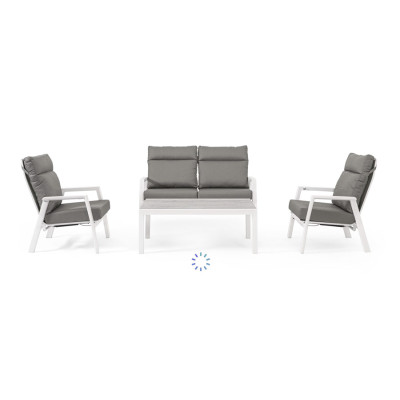 comprar SOFÁ 2 PLAZAS RECL CON COJÍN KLEDI BLANCO JX11 online de BIZZOTTO desde 1,389.30