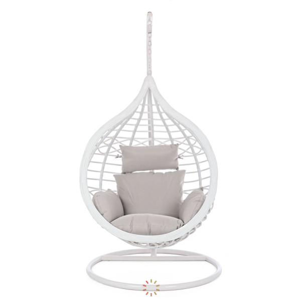 SILLÓN COLGANTE Con Cojines TORRES BLANCO