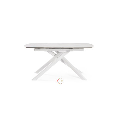 comprar MESA EXTERIOR JOAKIM 160-240X90 BLANCO online de BIZZOTTO desde 1,233.17