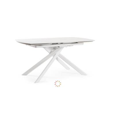 comprar MESA EXTERIOR JOAKIM 160-240X90 BLANCO online de BIZZOTTO desde 1,233.17
