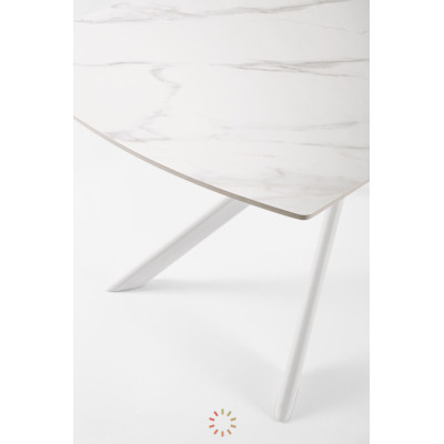 comprar MESA EXTERIOR JOAKIM 160-240X90 BLANCO online de BIZZOTTO desde 1,233.17