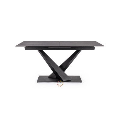 comprar MESA EXTERIOR JOHANNES 160-200X90 NEGRO online de BIZZOTTO desde 868,88 €