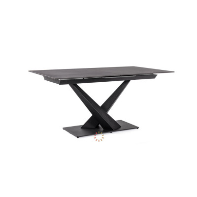 comprar MESA EXTERIOR JOHANNES 160-200X90 NEGRO online de BIZZOTTO desde 868,88 €
