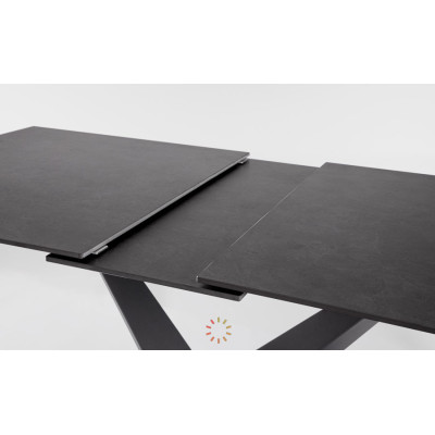 comprar MESA EXTERIOR JOHANNES 160-200X90 NEGRO online de BIZZOTTO desde 868,88 €
