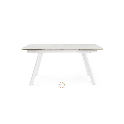 comprar MESA EXTERIOR JARKKO 160-240X90 BLANCO online de BIZZOTTO desde 843,99 €