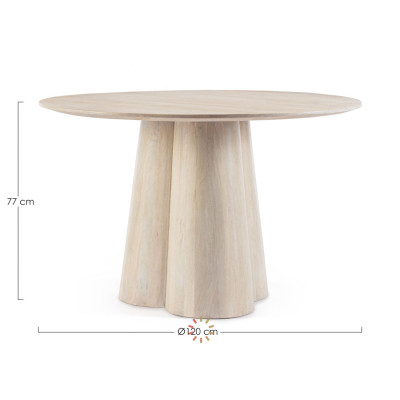 comprar MESA NASSOR D120 online de BIZZOTTO desde 896,03 €