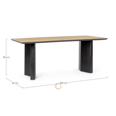 comprar MESA STANWOOD 190X90 online de BIZZOTTO desde 667,50 €