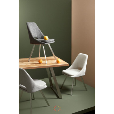 comprar MESA DUKAT 180X90 ACIERO online de BIZZOTTO desde 586,04 €