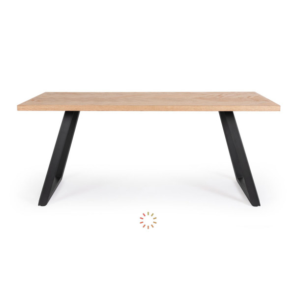 MESA DUKAT 180X90 NEGRO
