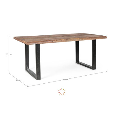 comprar TAVOLO NOTTINGHAM 180X90 online de BIZZOTTO desde 717,28 €