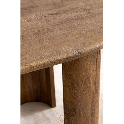 comprar MESA ORLANDO OVAL MARRÓN 210X100 online de BIZZOTTO desde 920,92 €