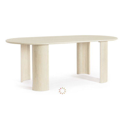 comprar MESA ORLANDO OVAL NAT 210X100 online de BIZZOTTO desde 920,92 €