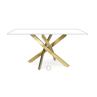comprar BASE MESA GEORGE DORADO 160X90 online de BIZZOTTO desde 305,46 €