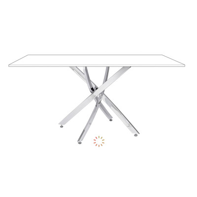 comprar BASE MESA GEORGE CROMO 160X90 online de BIZZOTTO desde 269,26 € comprar BASE MESA GEORGE CROMO 160X90 online de BIZZOTTO desde 269,26 €