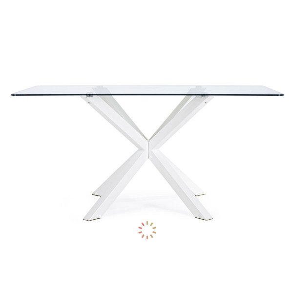 MESA MAY RECT. PATA BLANCA 160X90