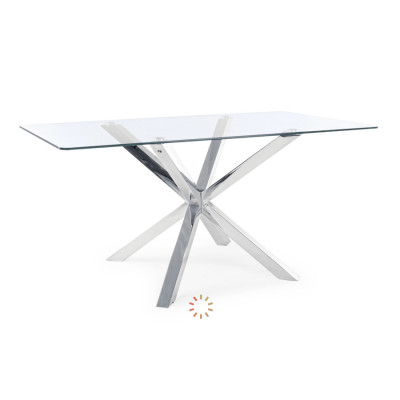 comprar MESA MAY RECT VIDRIO PATA ACE 160X90X75H online de BIZZOTTO desde 441,23 €