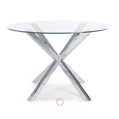 comprar MESA MAY VIDRIO PATA ACERO D114 online de BIZZOTTO desde 375,61 € comprar MESA MAY VIDRIO PATA ACERO D114 online de BIZZOTTO desde 375,61 €
