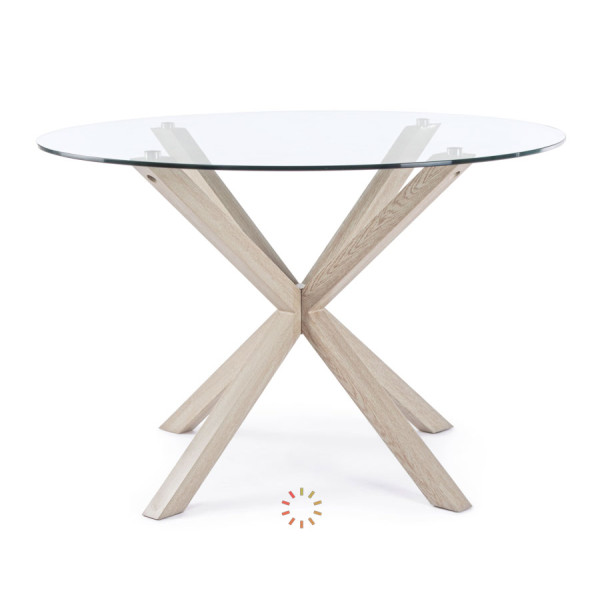 MESA MAY RED VIDRIO PATA NATURAL D114