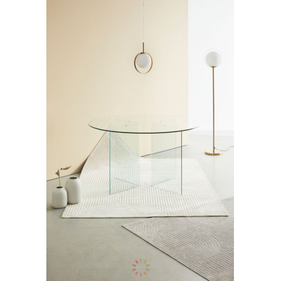 comprar MESA IRIDE RED VIDRIO D130 online de BIZZOTTO desde 459,33 €