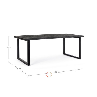 comprar MESA RECT. HASTINGS 200X100 online de BIZZOTTO desde 871,14 € comprar MESA RECT. HASTINGS 200X100 online de BIZZOTTO desde 871,14 €