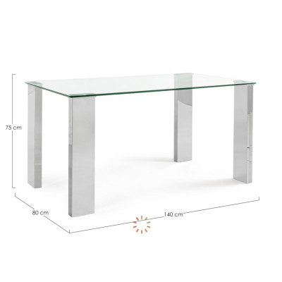 comprar MESA NEW ARLEY 140X80 online de BIZZOTTO desde 269,26 €
