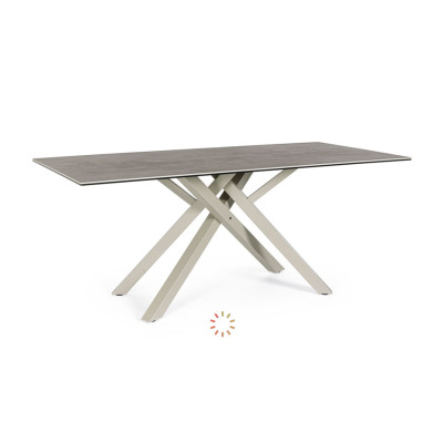 comprar MESA SEAN GRIS PALOMA 180X90 online de BIZZOTTO desde 871,14 €