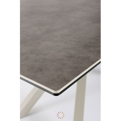 comprar MESA SEAN GRIS PALOMA 180X90 online de BIZZOTTO desde 871,14 €