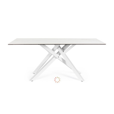 comprar MESA SEAN BLANCO 180X90 online de BIZZOTTO desde 871,14 €