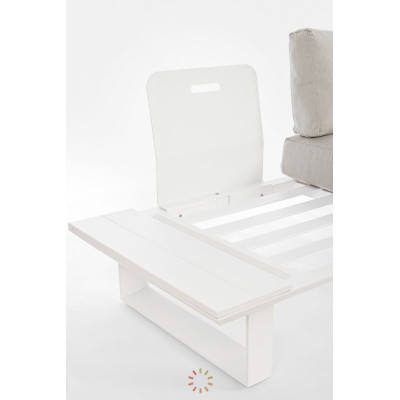 comprar SET SOFÁ ESQ. CON COJINES KONNOR BLANCO CX21 online de BIZZOTTO desde 2,663.20