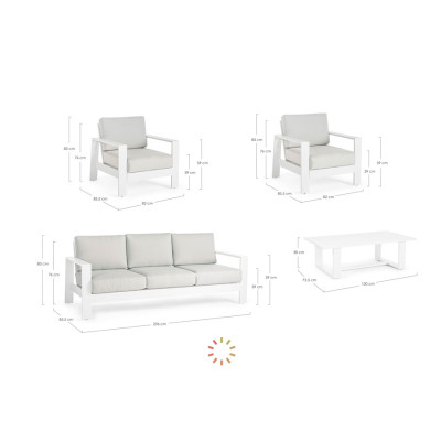 comprar SET4 SOFÁ CON COJINES BALTIC BLANCO YK11 online de BIZZOTTO desde 2,593.05 comprar SET4 SOFÁ CON COJINES BALTIC BLANCO YK11 online de BIZZOTTO desde 2,593.05