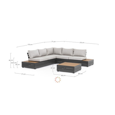 comprar SET SOFÁ ESQ. CON COJINES OSTEN ANTRACITA online de BIZZOTTO desde 3,269.60 comprar SET SOFÁ ESQ. CON COJINES OSTEN ANTRACITA online de BIZZOTTO desde 3,269.60