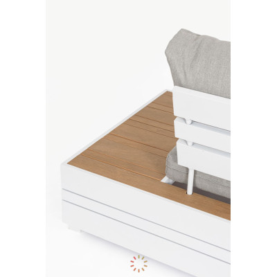 comprar SET SOFÁ ESQ. CON COJINES OSTEN BLANCO SJ6 online de BIZZOTTO desde 3,269.60