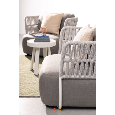 comprar SILLÓN CON COJINES PALMER BLANCO/GRIS online de BIZZOTTO desde 1,407.40