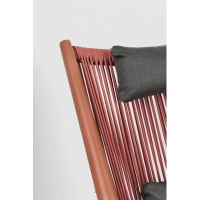 comprar TUMBONA LOUNGE CON COJINES ALOHA TERRACOTA online de BIZZOTTO desde 545,31 €