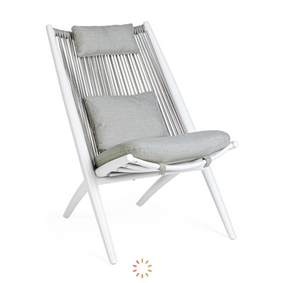 comprar TUMBONA LOUNGE CON COJINES ALOHA BLANCO XK03 online de BIZZOTTO desde 536,26 €